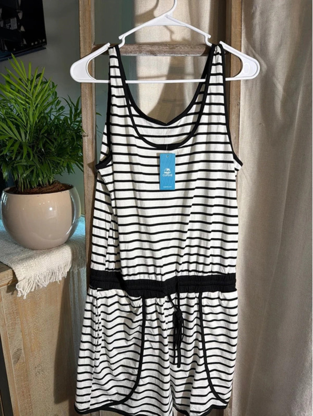 Stripped romper